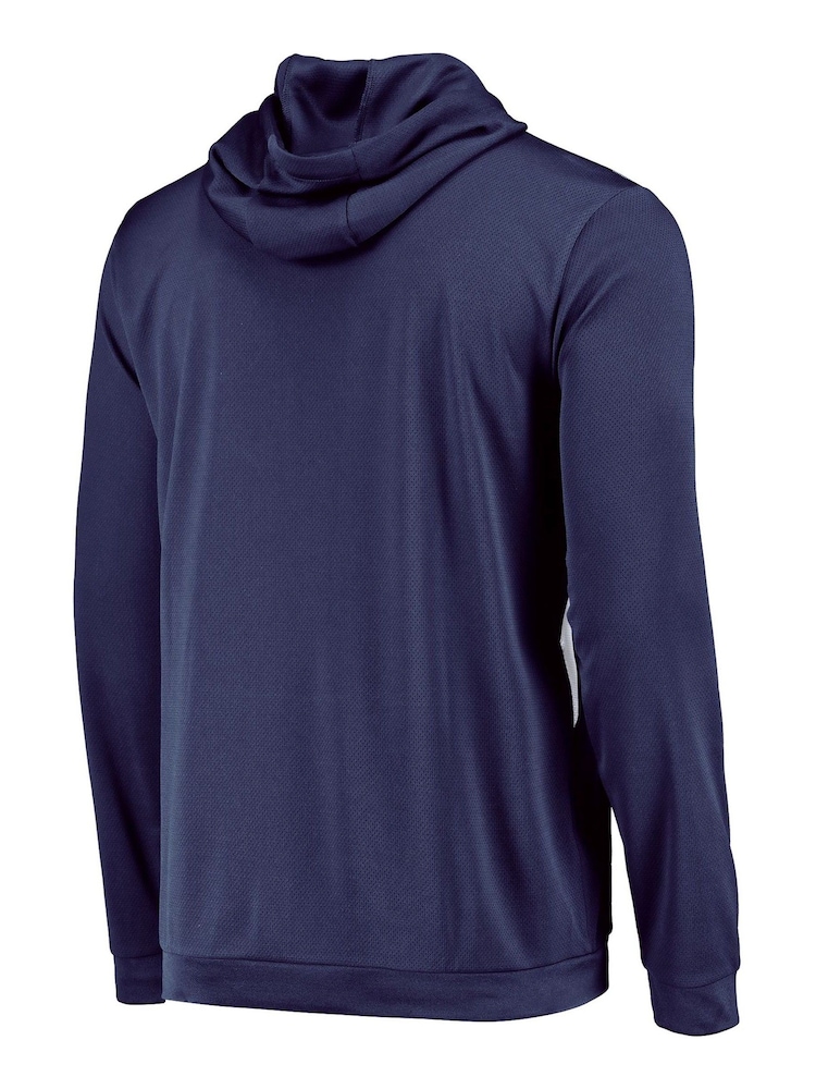 adidas Blue Everton Hummel Training Hoodie - Image 3 of 3