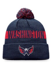 adidas Blue NHL Washington Capitals Fundamental Bobble Hat - Image 1 of 2