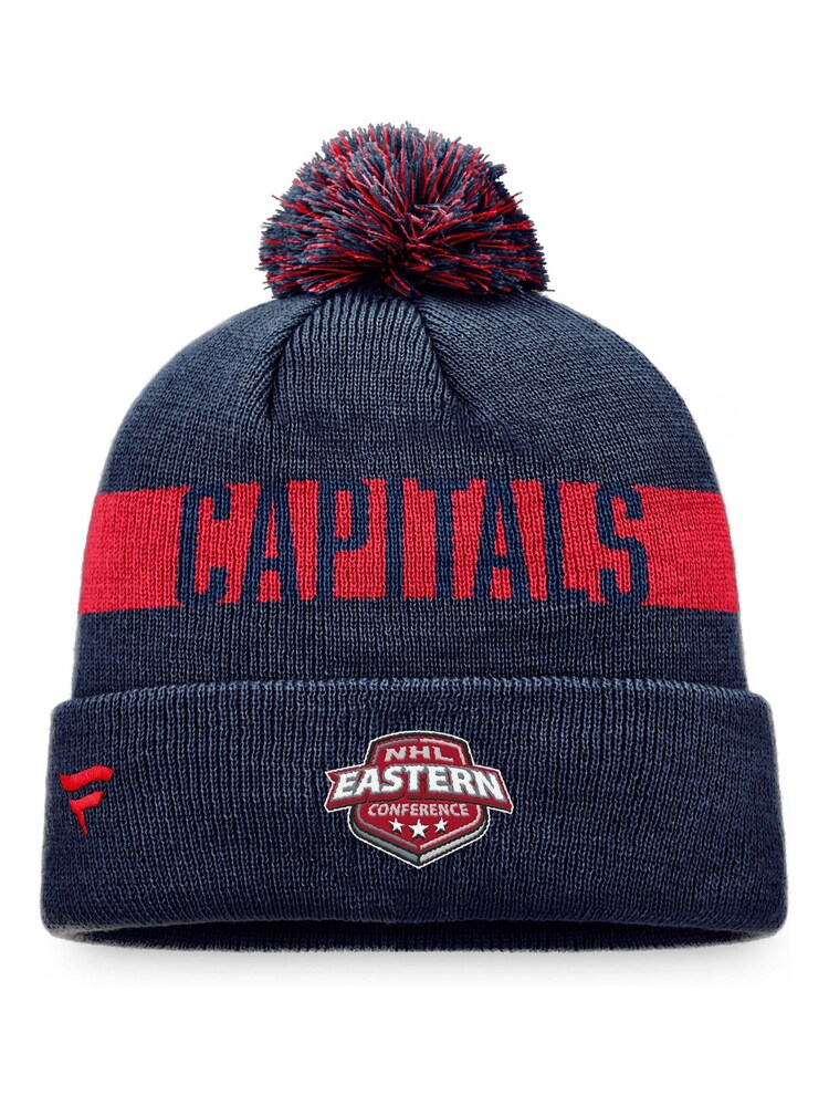 adidas Blue NHL Washington Capitals Fundamental Bobble Hat - Image 2 of 2