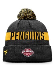 adidas Black NHL Pittsburgh Penguins Fundamental Bobble Hat - Image 2 of 2