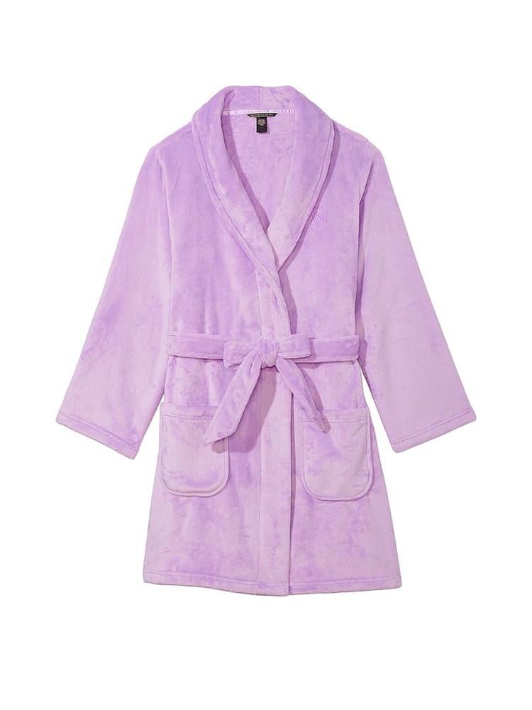 Victoria's Secret Unicorn Purple Cosy Short Dressing Gown - Image 3 of 3