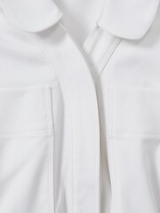 Reiss Ivory Ginny 4-9 yrs Belted Puff Sleeve Dress - Image 4 of 4