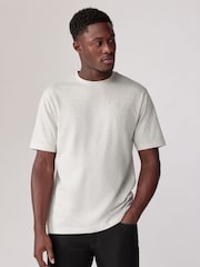 Burgundy/Charcoal/Ecru T-Shirts 3 Pack - Image 4 of 12
