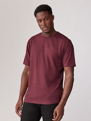 Burgundy/Charcoal/Ecru T-Shirts 3 Pack - Image 7 of 12