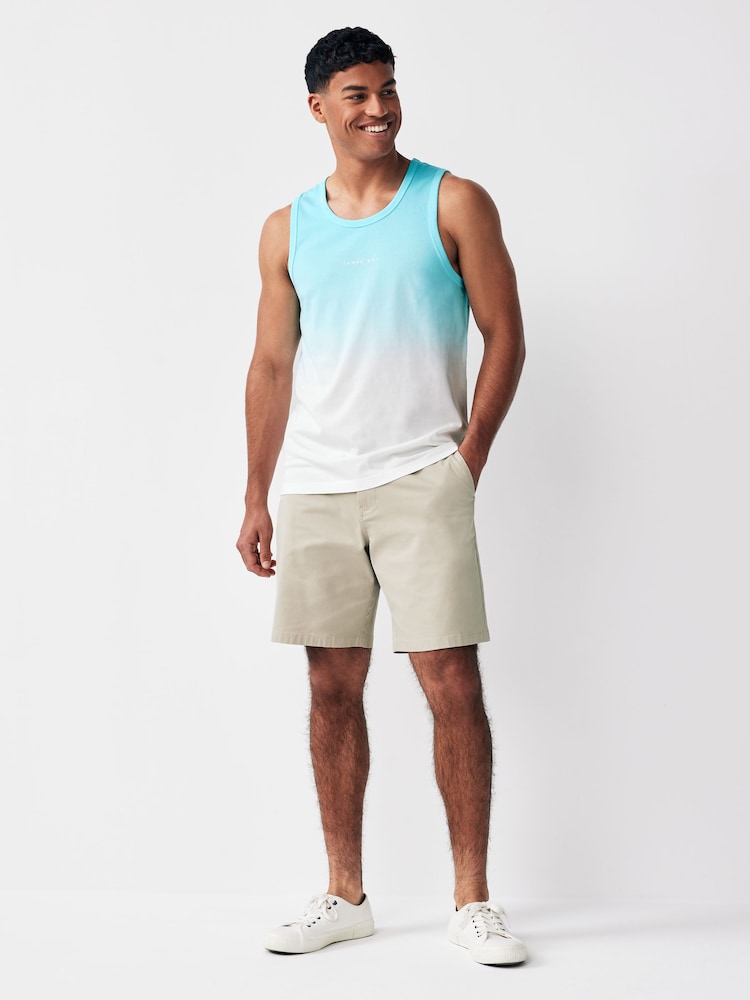 Blue Dip Dye 100% Cotton Vest - Image 2 of 7
