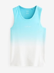 Blue Dip Dye 100% Cotton Vest - Image 5 of 7
