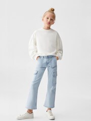 Mango Blue Pocket Cargo Jeans - Image 2 of 4