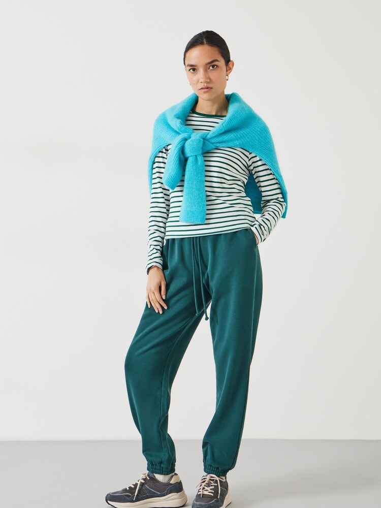 Hush Green Anna Stripe Crew Neck T-Shirt - Image 2 of 5