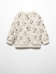 Mango Nude Snoopy Print Sweatshirt - Image 5 of 6