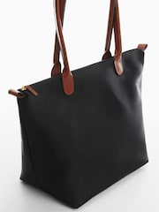 Mango Black Shopper Bag - Image 2 of 3