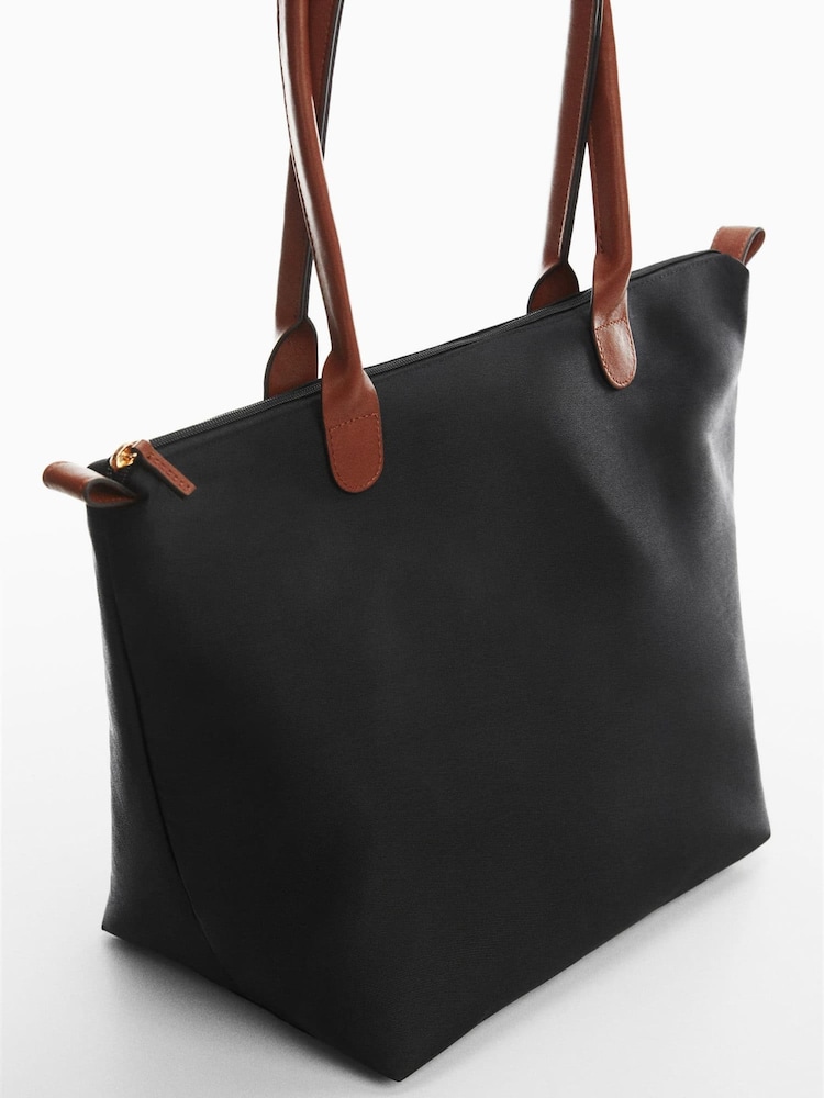 Mango Black Shopper Bag - Image 2 of 3