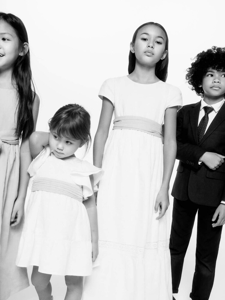 Mango White Belt Linen Dress - Image 5 of 5