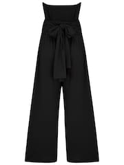 Pour Moi Black Multiway Jersey Beach Jumpsuit with Viscose - Image 9 of 9