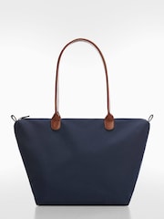 Mango Blue Shopper Bag - Image 3 of 4