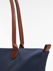 Mango Blue Shopper Bag - Image 4 of 4