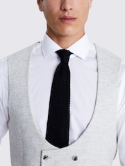 MOSS Grey Tailored Fit Light Donegal Waistcoat - Image 2 of 3