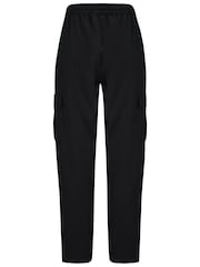 Pour Moi Black Aria Elasticated Woven Cargo Trousers - Image 4 of 4