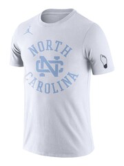 Fanatics 100% Cotton NBA NCAA North Carolina Retro Graphic White T-Shirt - Image 2 of 3