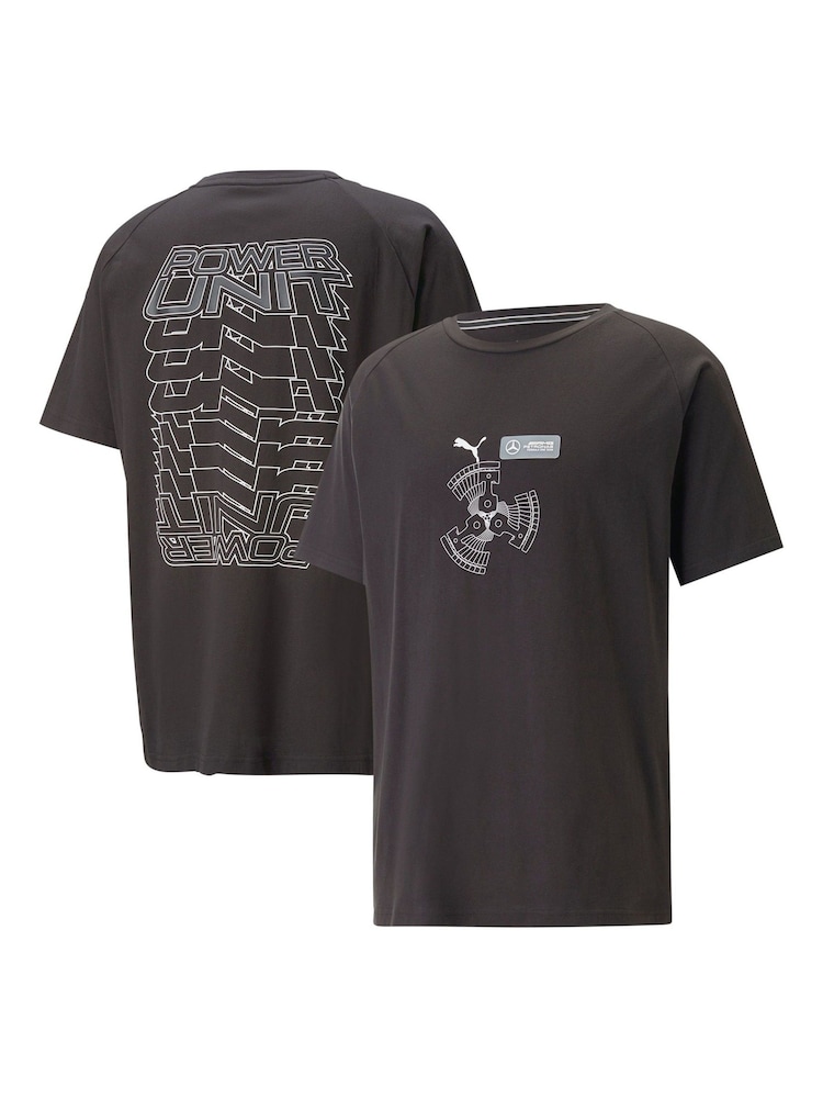 Fanatics Mercedes AMG Petronas F1 Statement Black T-Shirt - Image 1 of 3