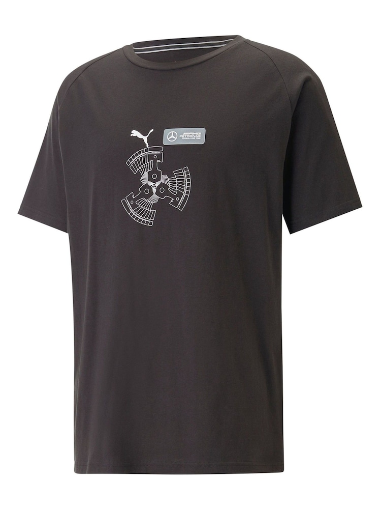 Fanatics Mercedes AMG Petronas F1 Statement Black T-Shirt - Image 2 of 3