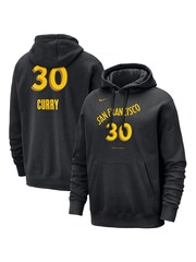 Fanatics NBA Golden State Warriors City Edition Name & Number Black Hoodie - Stephen Curry - Image 1 of 3