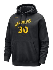Fanatics NBA Golden State Warriors City Edition Name & Number Black Hoodie - Stephen Curry - Image 2 of 3
