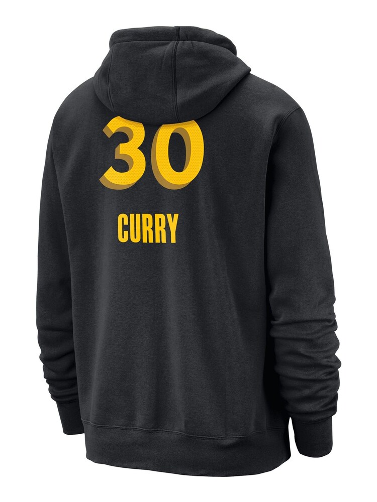 Fanatics NBA Golden State Warriors City Edition Name & Number Black Hoodie - Stephen Curry - Image 3 of 3