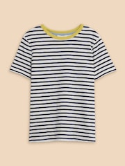 White Stuff White Abbie 100% Cotton T-Shirt - Image 5 of 6