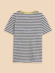 White Stuff White Abbie 100% Cotton T-Shirt - Image 6 of 6