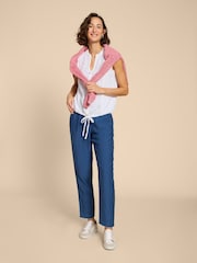 White Stuff White Tulip Jersey Sleeveless Shirt - Image 3 of 7