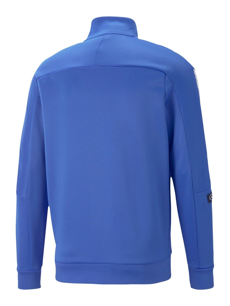 Fanatics Blue Mercedes AMG Petronas F1 MT7 Track Jacket - Image 3 of 3