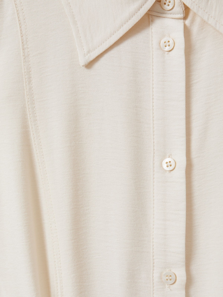 Morgan Button Down Belted Romper