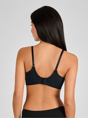 JoJo Maman Bébé Black Microfibre Moulded Maternity & Nursing Bra - Image 2 of 4