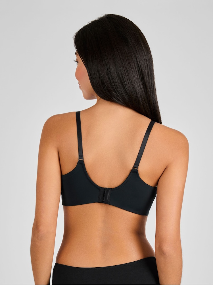 JoJo Maman Bébé Black Microfibre Moulded Maternity & Nursing Bra - Image 2 of 4