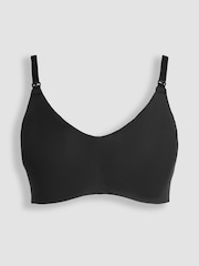 JoJo Maman Bébé Black Microfibre Moulded Maternity & Nursing Bra - Image 4 of 4