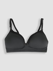 JoJo Maman Bébé Black Emma-Jane Lace Trim Nursing T-Shirt Bra - Image 4 of 6