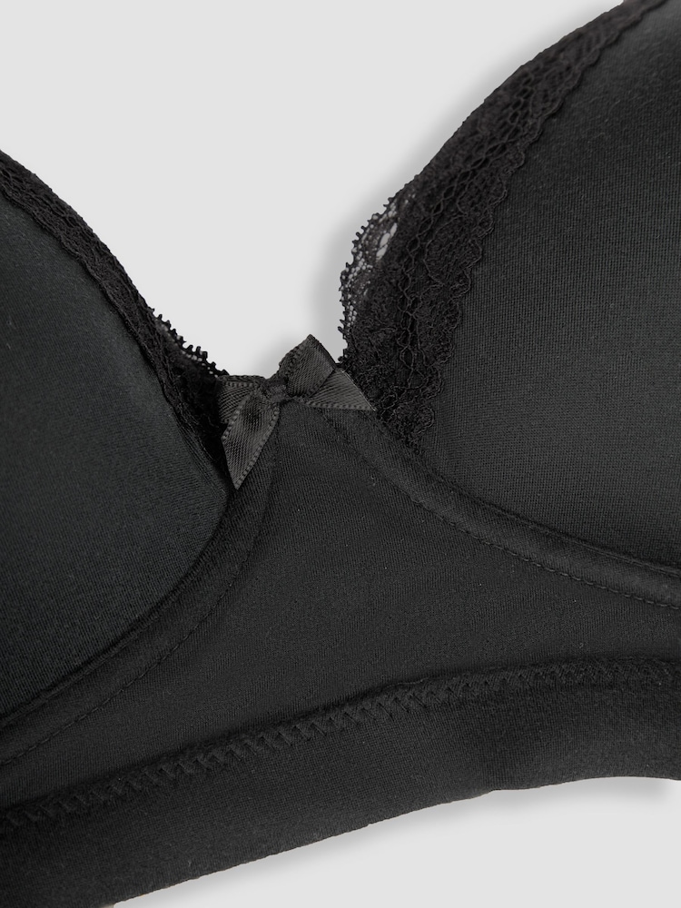 Noir - Soutien-gorge d’allaitement JoJo Maman Bébé Emma-Jane bordé de dentelle - Image 5 of 6