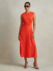 Платье миди со сборками Reiss Stacey - Image 1 of 6