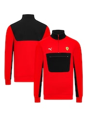 Fanatics Red Scuderia Ferrari Quarter Zip Top - Image 1 of 3