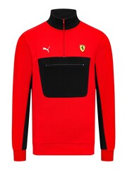 Fanatics Red Scuderia Ferrari Quarter Zip Top - Image 2 of 3