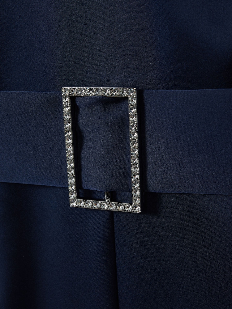 Halston Satin Halter Neck Jumpsuit - Image 5 of 5