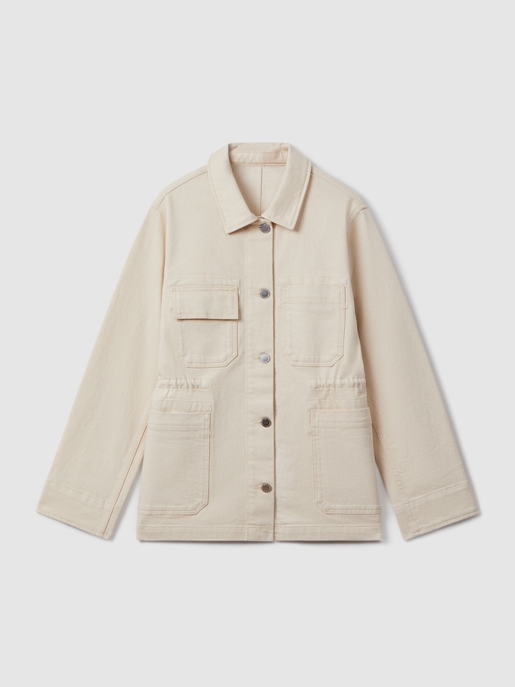 Sobrecamisa de denim Clayton de Reiss - Imagen 2 de 6 Sobrecamisa de denim Clayton de Reiss - Imagen 2 de 6