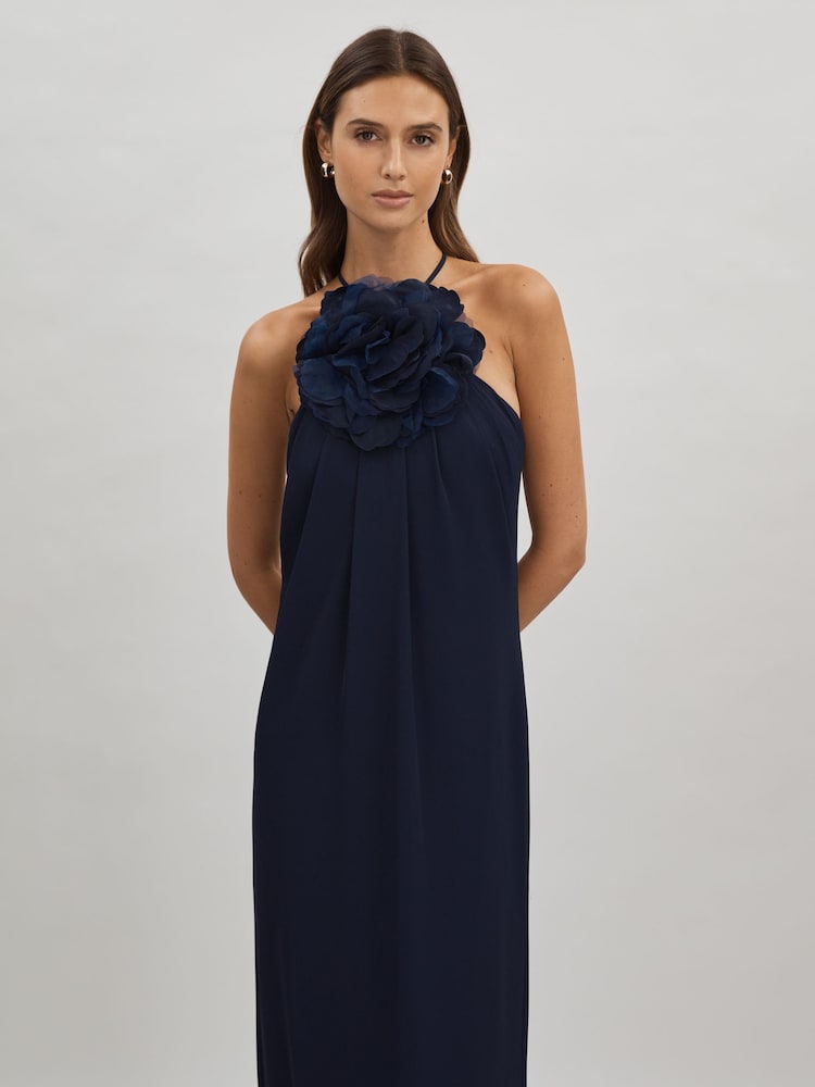 Halston Розовое платье макси - Image 1 of 6