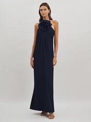Halston Розовое платье макси - Image 3 of 6
