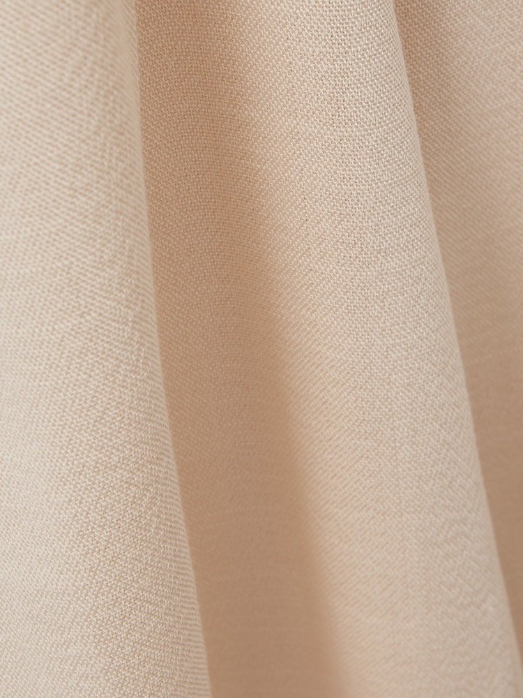 Reiss Blush Penelope Atelier Italian Textured Slim Flared Suit Trousers - Image 5 of 5