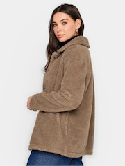 Long Tall Sally Brown Teddy Jacket - Image 2 of 4