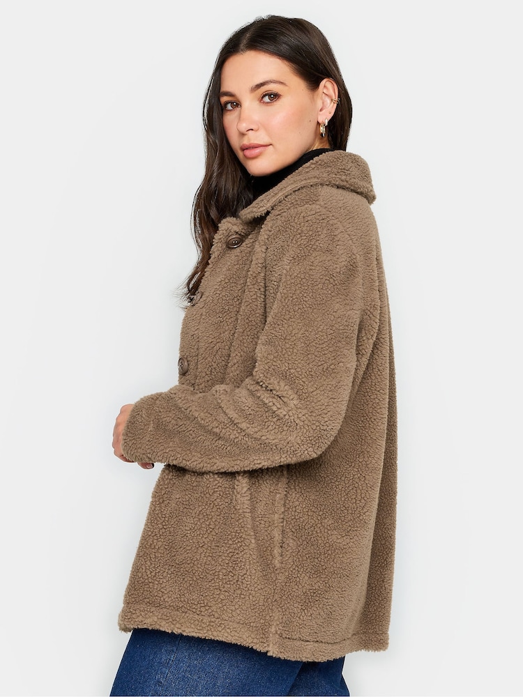 Long Tall Sally Brown Teddy Jacket - Image 2 of 4