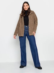 Long Tall Sally Brown Teddy Jacket - Image 3 of 4