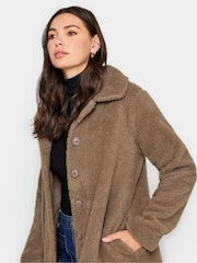 Long Tall Sally Brown Teddy Jacket - Image 4 of 4