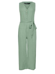 M&Co Green Petite Sleevless Jumpsuit - Image 6 of 6